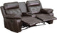 Flash Furniture Reel Comfort 2-Seat Brown Theater Seating - BT-70530-2-BRN-CV-GG