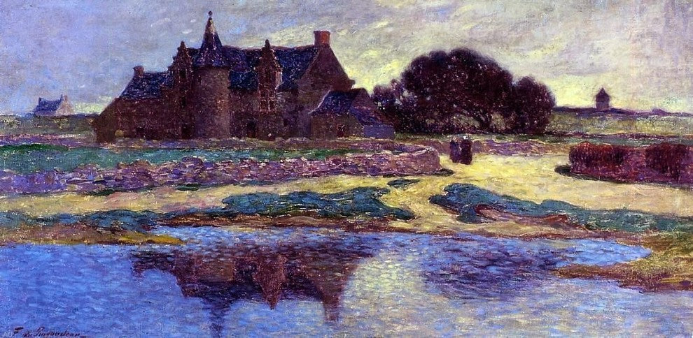 Ferdinand Du Puigaudeau Kervaudu View from the Marsh Wall Decal