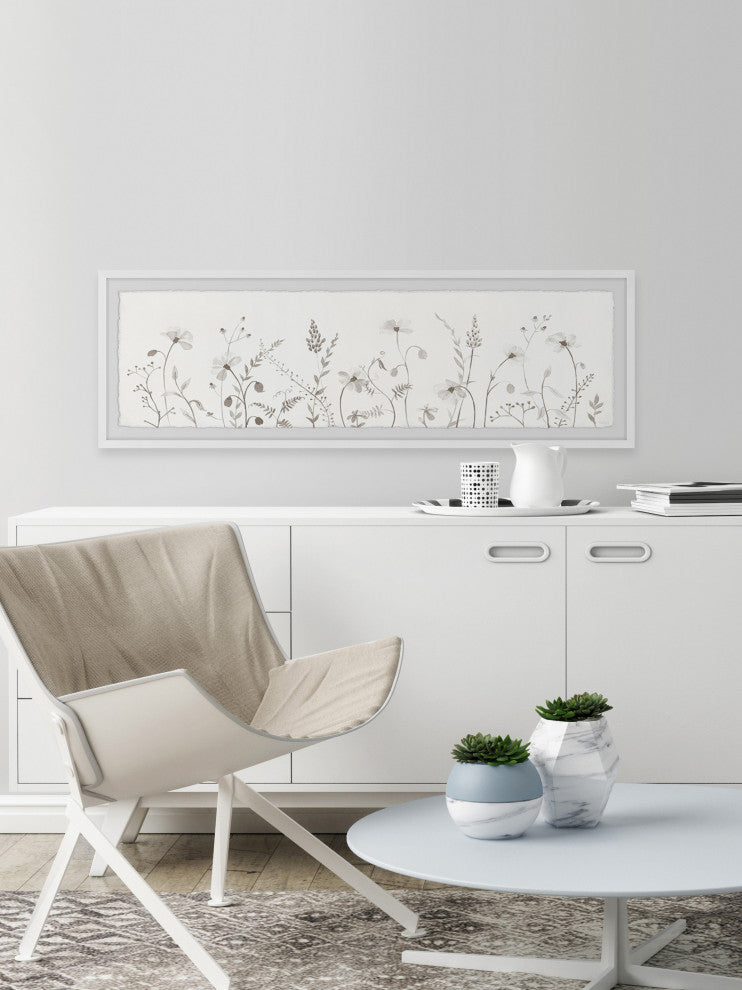 "Mixed Flowers" Framed Painting Print