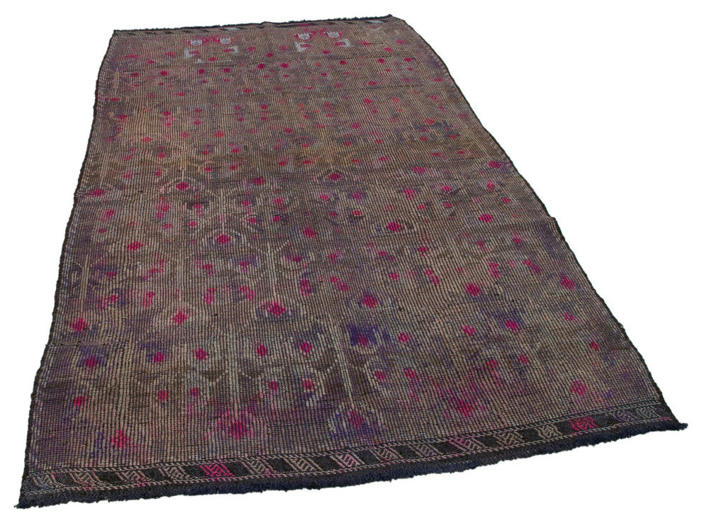 Rug N Carpet - Hand-knotted Turkish 5' 3'' x 8' 11'' Contemporary Wool Kilim Rug
