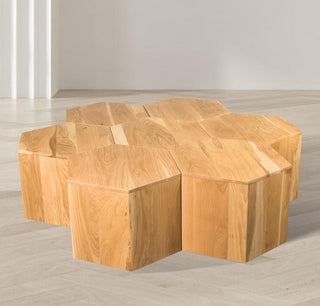 Eternal Modular Coffee Table, Natural, 7 Piece