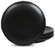 Stone Lain Rio Stoneware Salad Plate Set of 4, Black