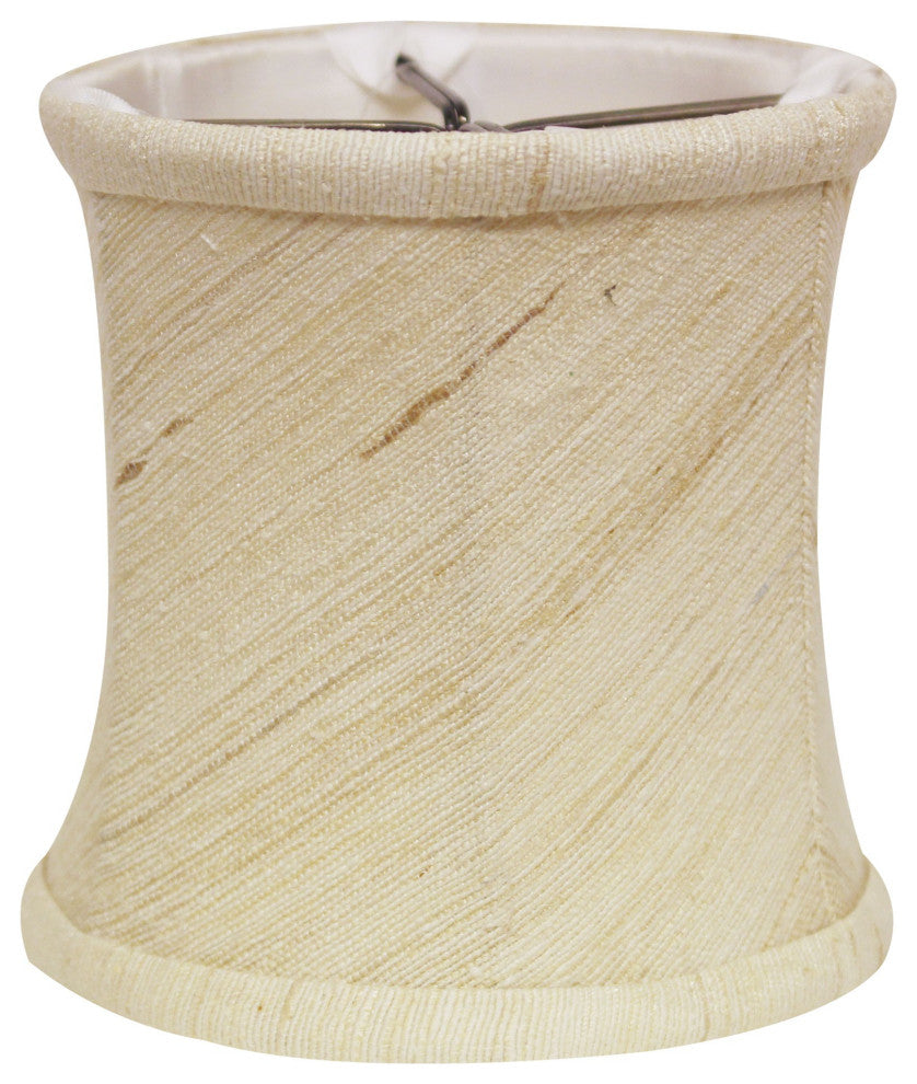 6" Inherent Set of 6 Corset Drum Chandelier Silk Lampshades