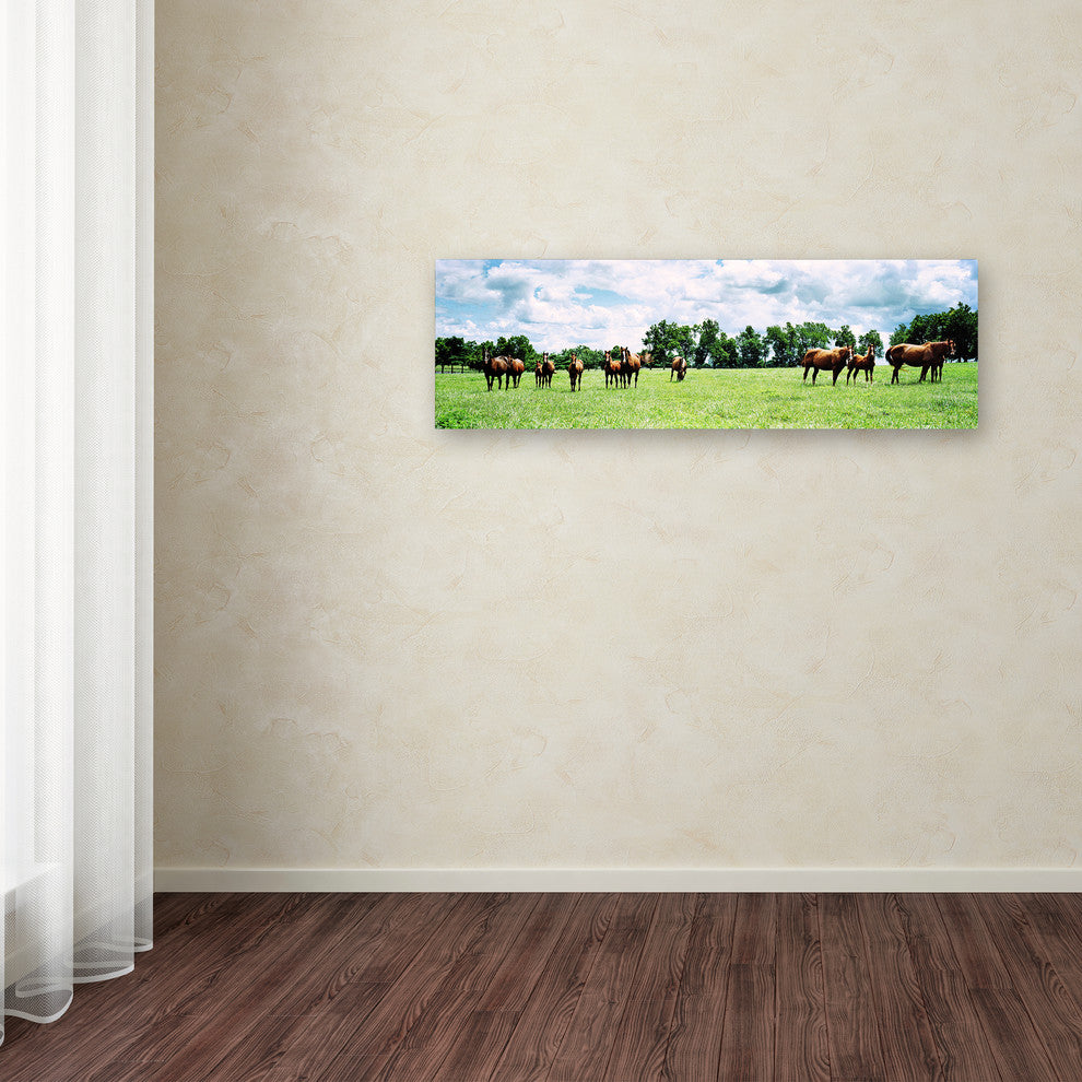 'Kentucky Horse 5' Canvas Art by Preston