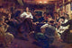 Ilia Efimovich Repin Evening-party, 18"x27" Gallery Wrapped Canvas Print