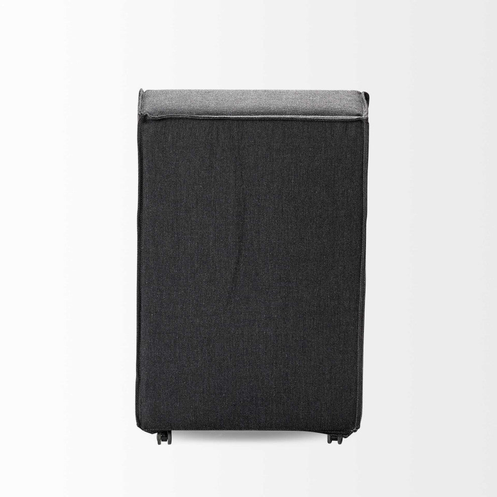 Gray Upholstered Fabric Side Chairs, Set of 2