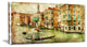 "Vintage Venice" Digital Landscape Canvas Print, 40"x20"