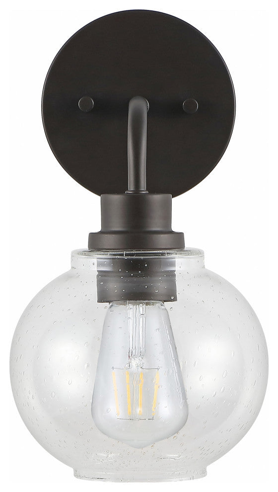 Sandrine Iron LED Vanity Light, Oil Rubbed Bronze, 1 Bulb