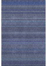 Premium Machine Washable Mayfield AMF527 Navy 8' x 10' Rug