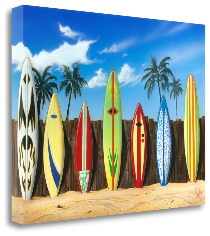 "Starting Lineup" By Scott Westmoreland, Giclee Print on Gallery Wrap Canvas