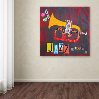 "Jazz Series Trumpet" Canvas Art by Design Turnpike
