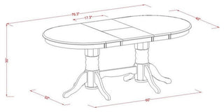 9-Piece Table Set, Table and 8 Dining Chairs