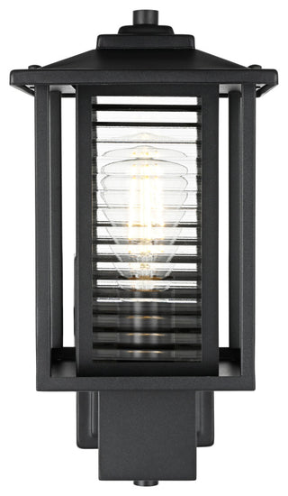 Home Living 7" Outdoor Wall Sconce, Black