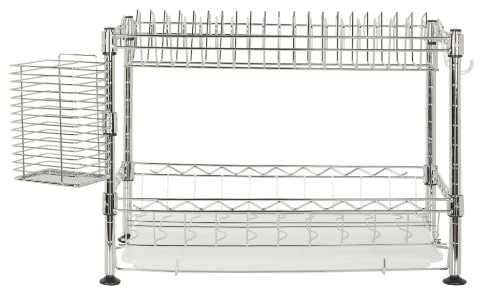 Brooklyn 24" Adjustable Dish Rack, Chrome