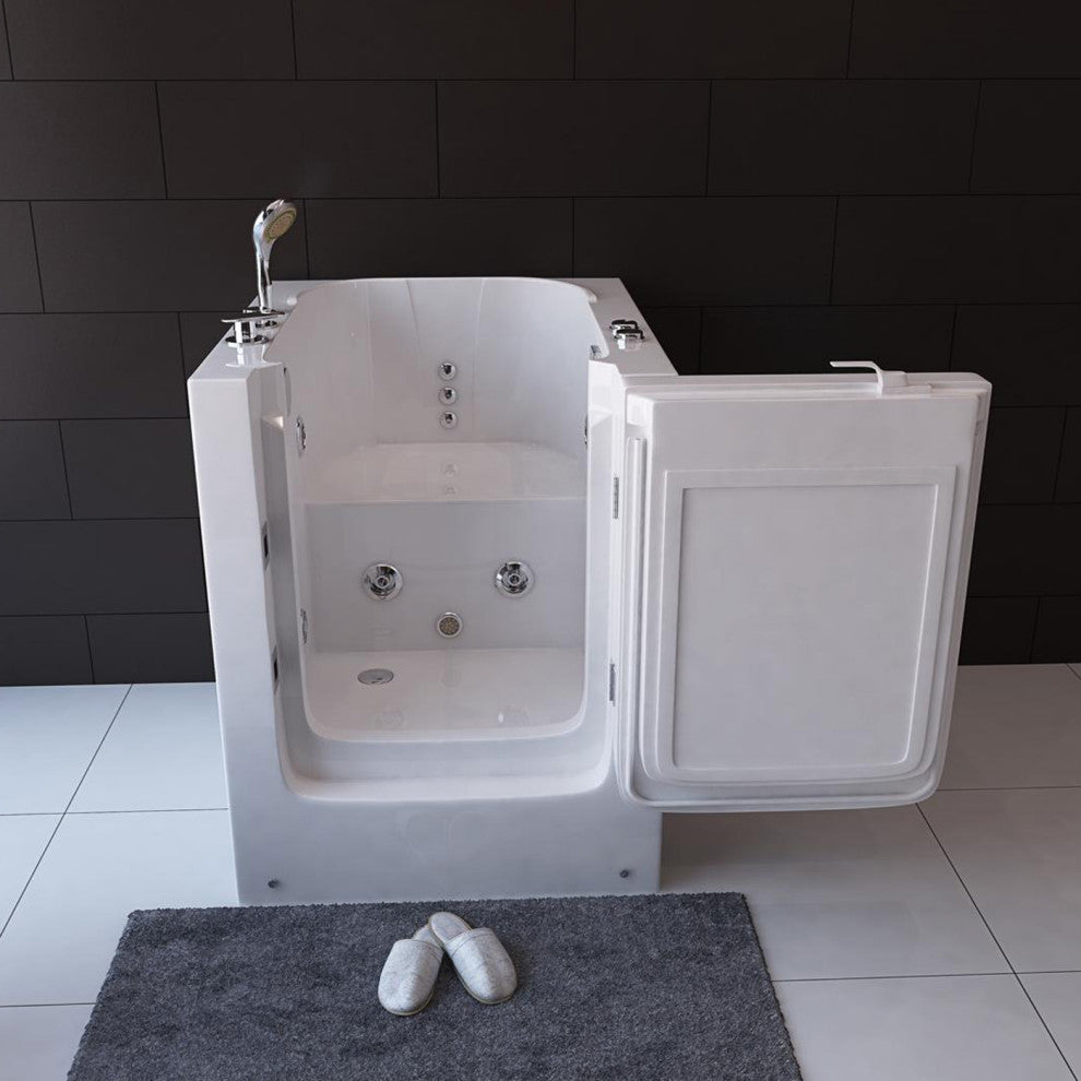 Walk-in Whirlpool Tub 36.5 x 32.5 7 jets with Integrated Seat and Light "“Florida