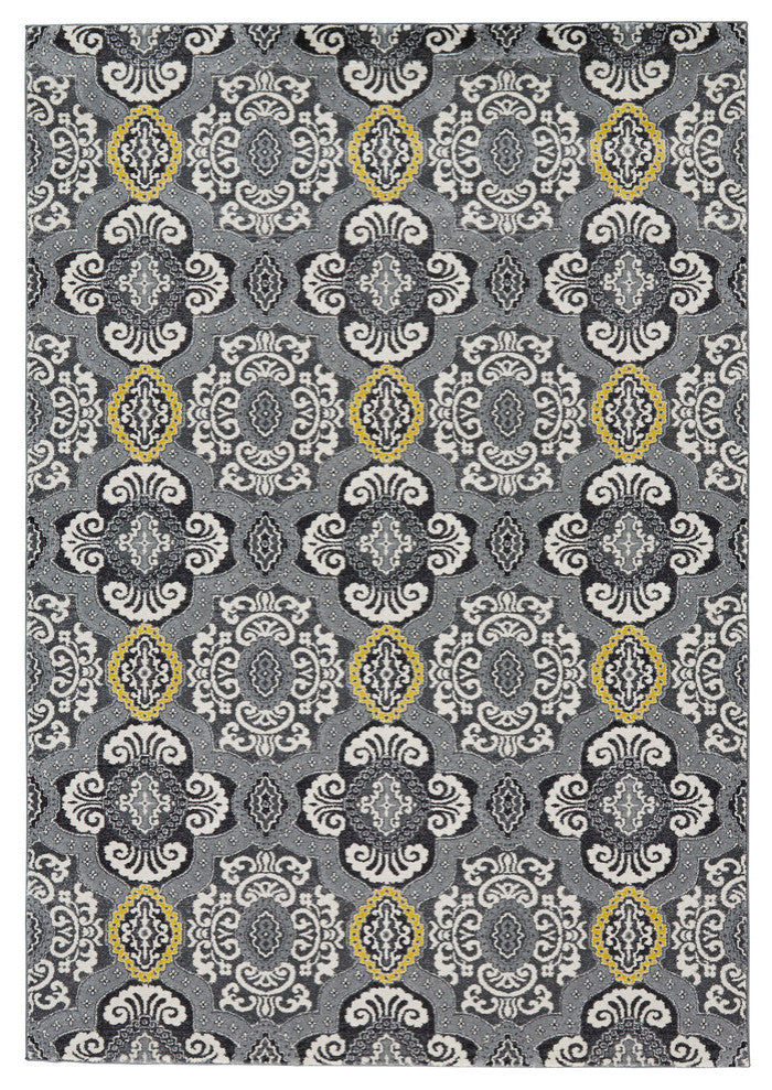 Weave & Wander Milania Rug, Fog, 10'x13'2"