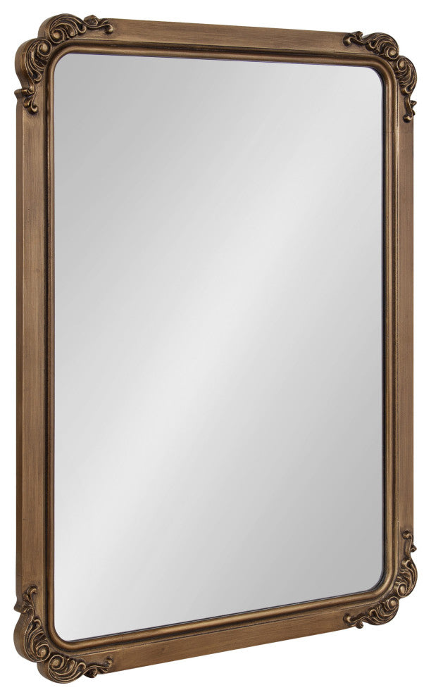 Ivette Rectangle Mirror, Gold 25x35