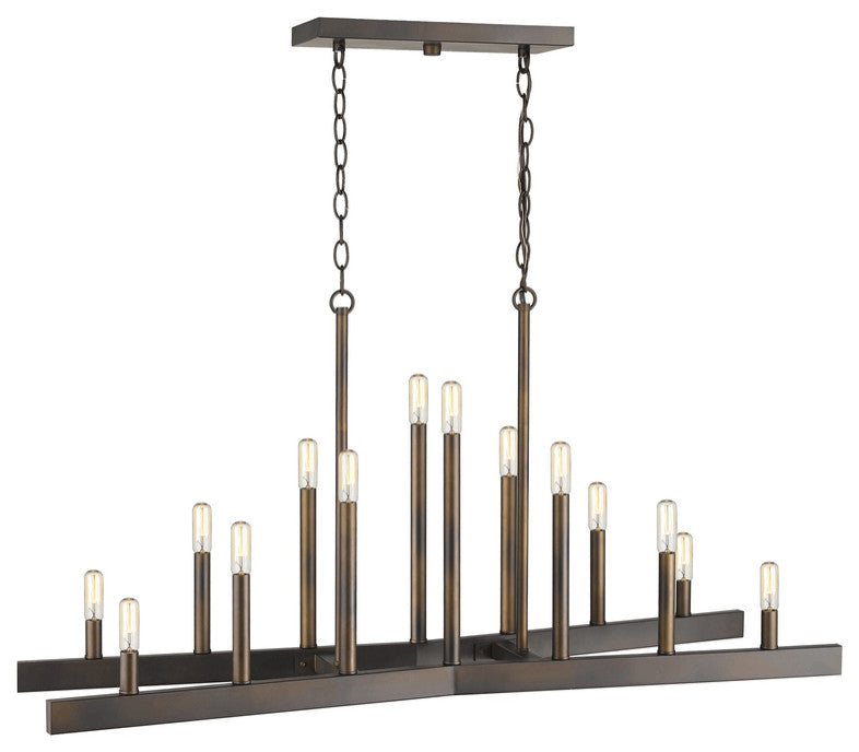 Fallon 14-Light Oil-Rubbed Bronze Island Pendant