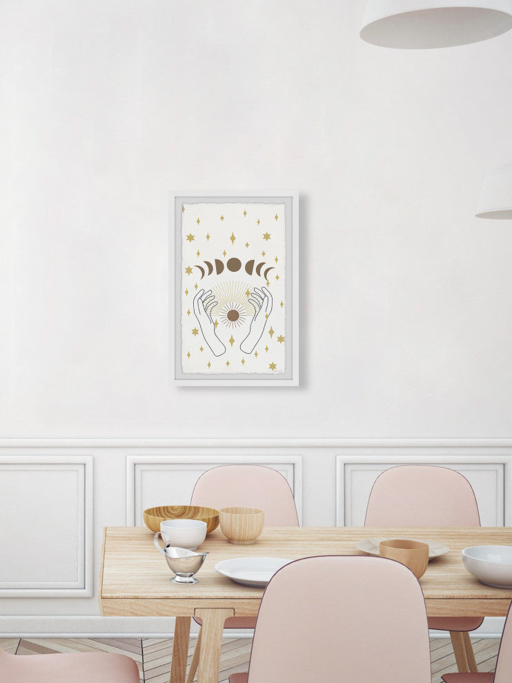 "Dark Moon Magic" Framed Painting Print, 30x45