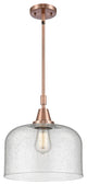 Innovations Lighting 447-1S-AC-G74-L Bell 1 Light 12" Mini Pendant