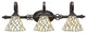 Elegante 3-Light Bath Bar, Sandhill Art