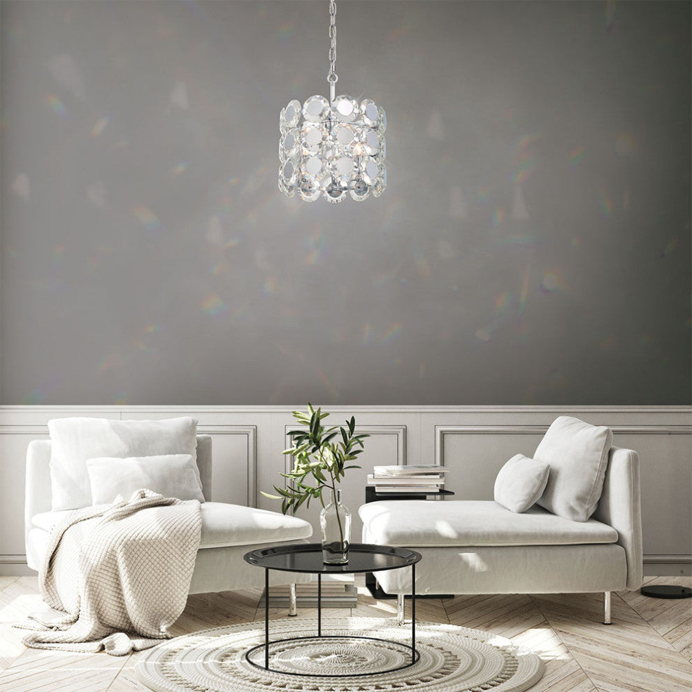 Perrene 6-Light Chandelier, Chrome