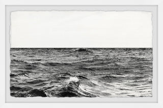 "Ocean Storm Brewing" Framed Painting Print, 36x24
