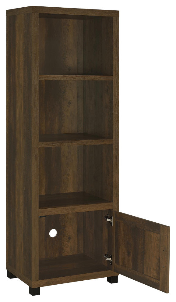 Sachin 3-piece 79" TV Entertainment Center Dark Pine