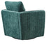 Madison Park Kaley Modern Luxurious Swivel Lounge Accent Chair, Green