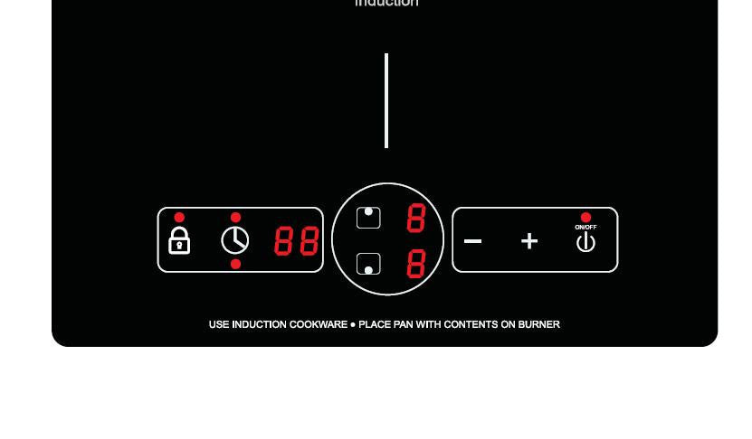 Equator 13" Built in/Freestanding 2 Vertical Burner Induction Cooktop in Black