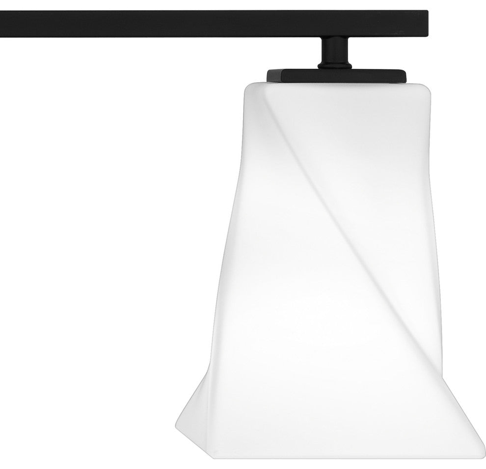 Quoizel STS8634 Stetson 4 Light 35"W Vanity Light - Matte Black