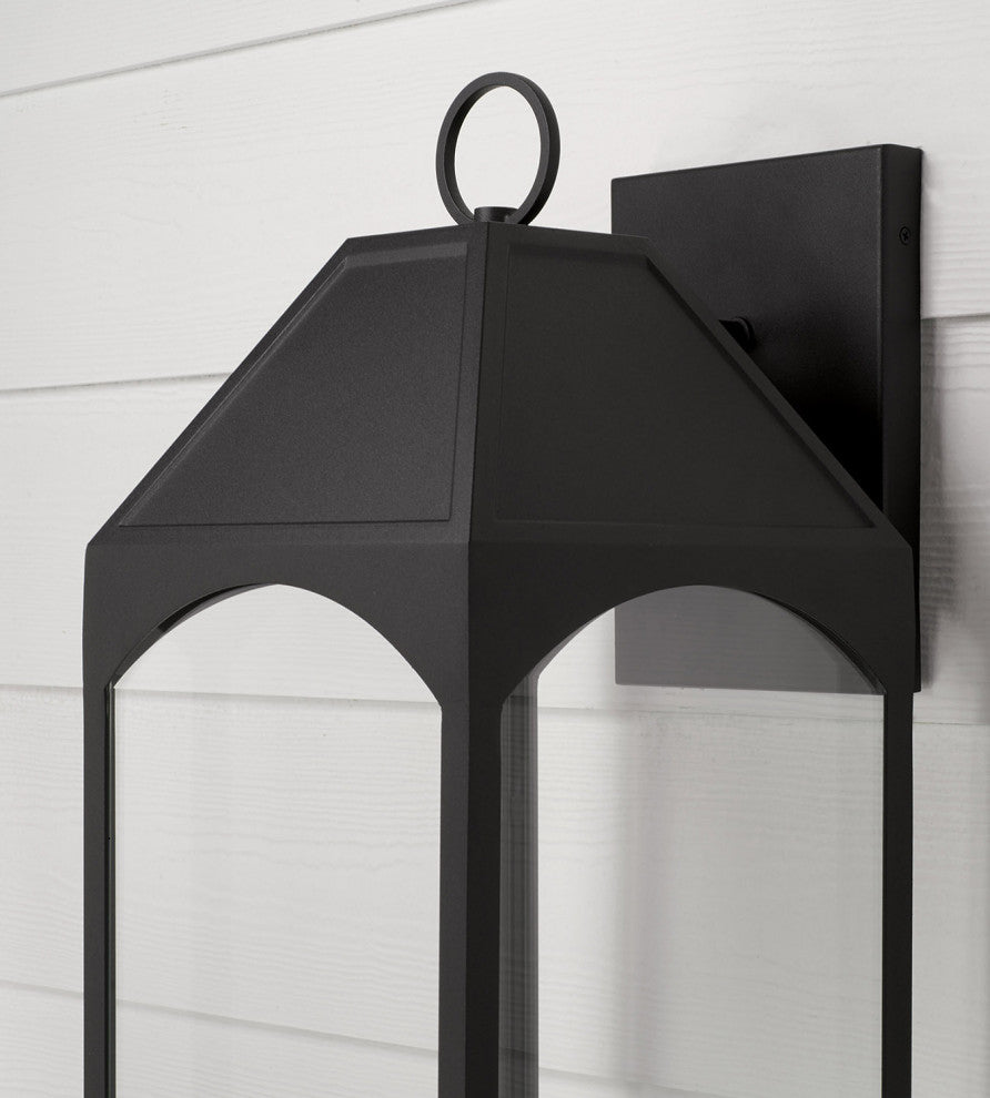 Capital Lighting 946341-GL Burton 26" Tall Outdoor Wall Sconce - Black