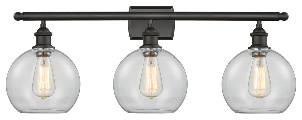 INNOVATIONS LIGHTING 516-3W-OB-G122-LED Athens 3 Light Bath Vanity Light