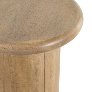 Zach End Table, Burnished Parawood