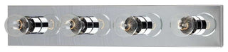 Maxim Essentials 4-Light Bath Vanity, Polished Chrome