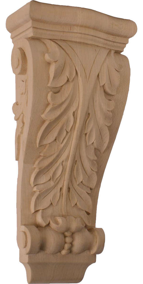 Medium Farmingdale Acanthus Pilaster Corbel, Lindenwood