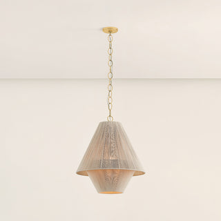 Mitzi Eleanor Pendant Aged Brass