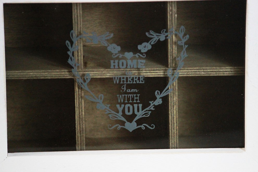 Glass Top Jewelry Box With Heart