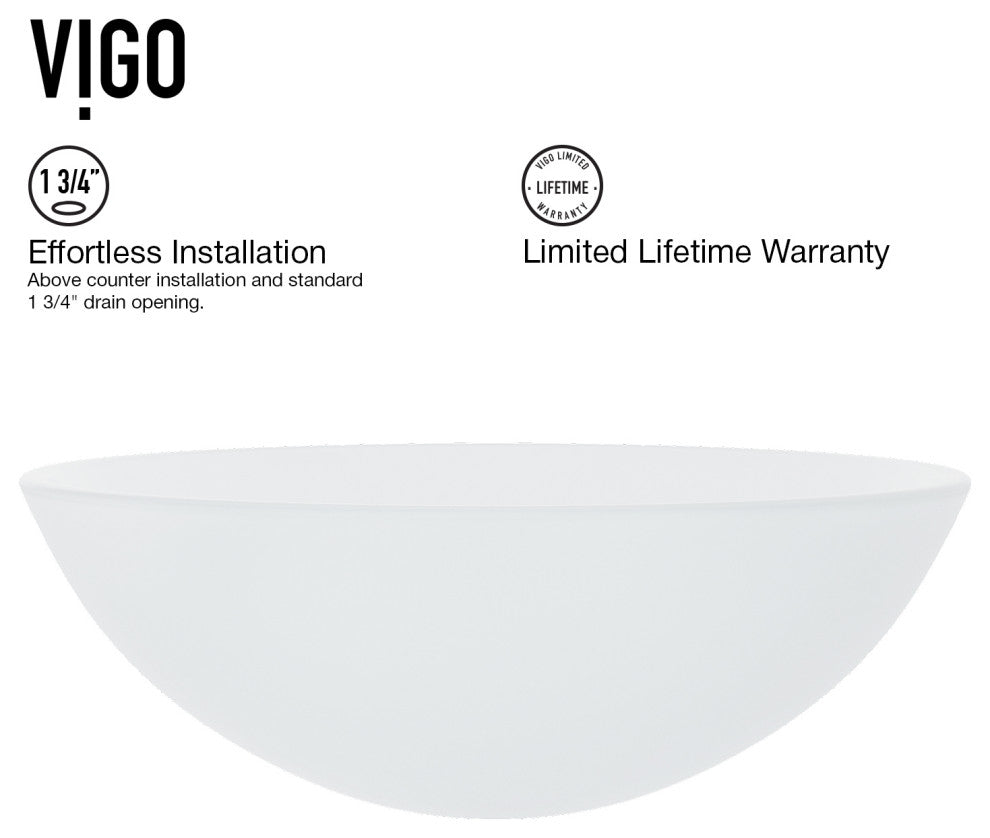 Giovanni 17"L x 17"W Glass Vessel Sink and Linus 12"H Faucet Set