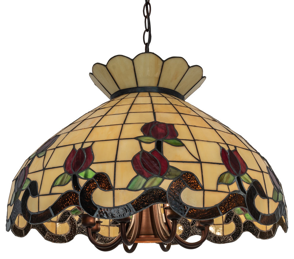 23 Wide Roseborder Pendant