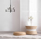 Caitlin 6-Light Pendant, Black