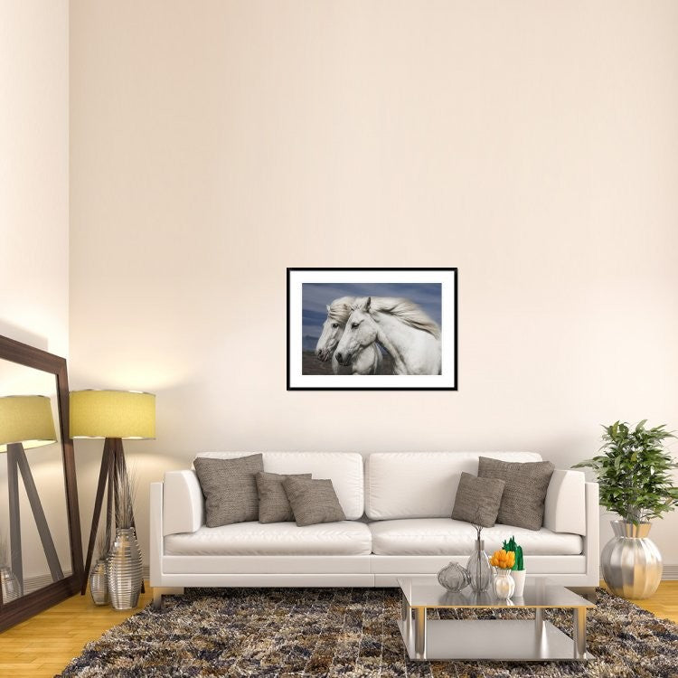"Blowing" Framed Digital Print by Bragi Ingibergsson, 44x32"