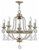 Sophia 5-Light Chandelier, Winter Gold