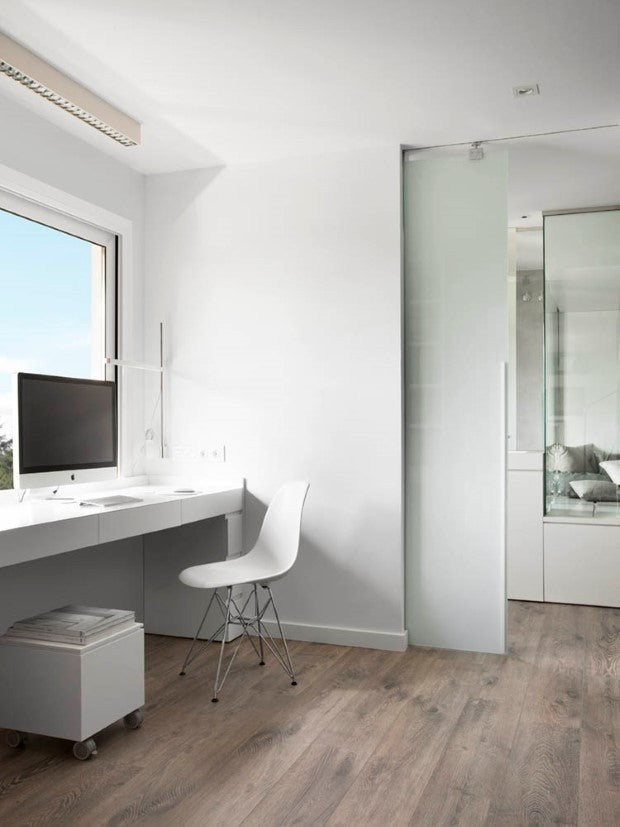 Set of 4 DSR Light Blue Mid Century Modern Dining Shell Chair, Steel Eiffel Le