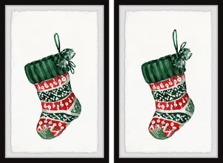 The Socks Are Hung Diptych, 2-Piece Set, 30x45