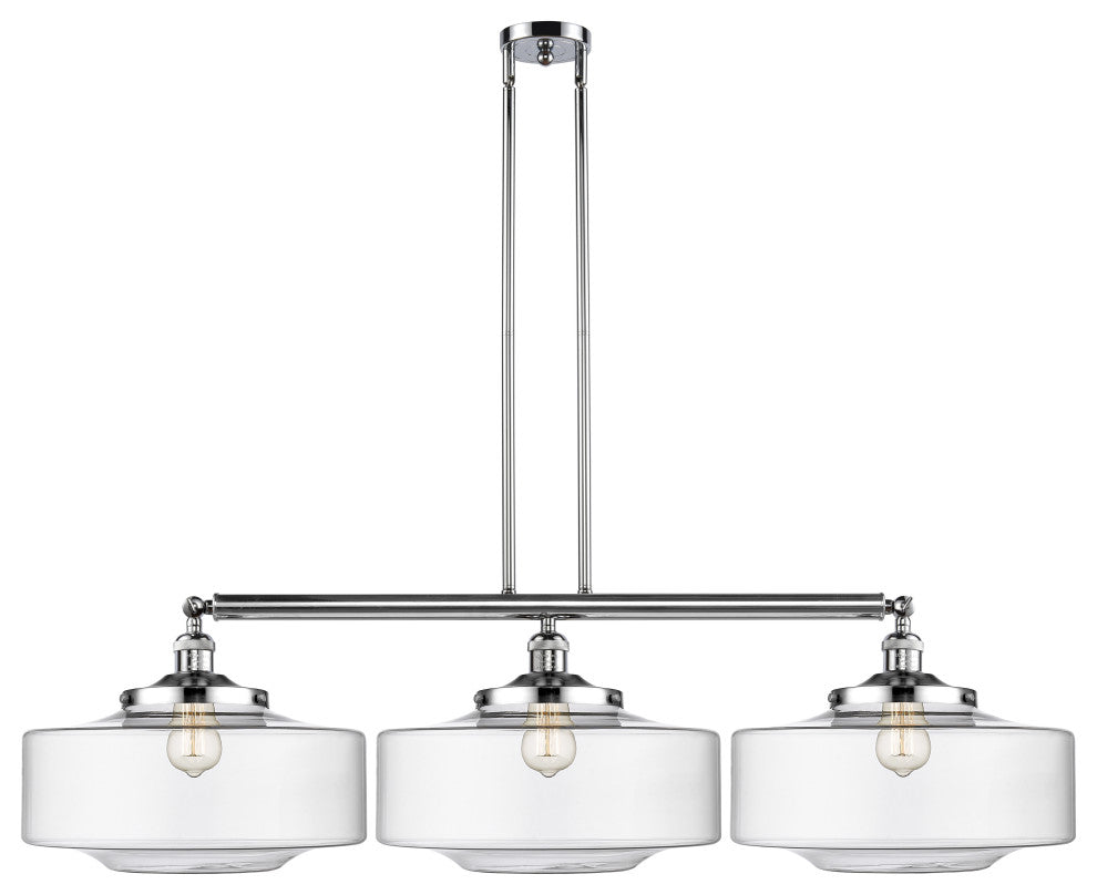 INNOVATIONS 213-PC-G692-16-LED 3-Light Island Light Polished Chrome