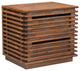 Linea End Table Walnut