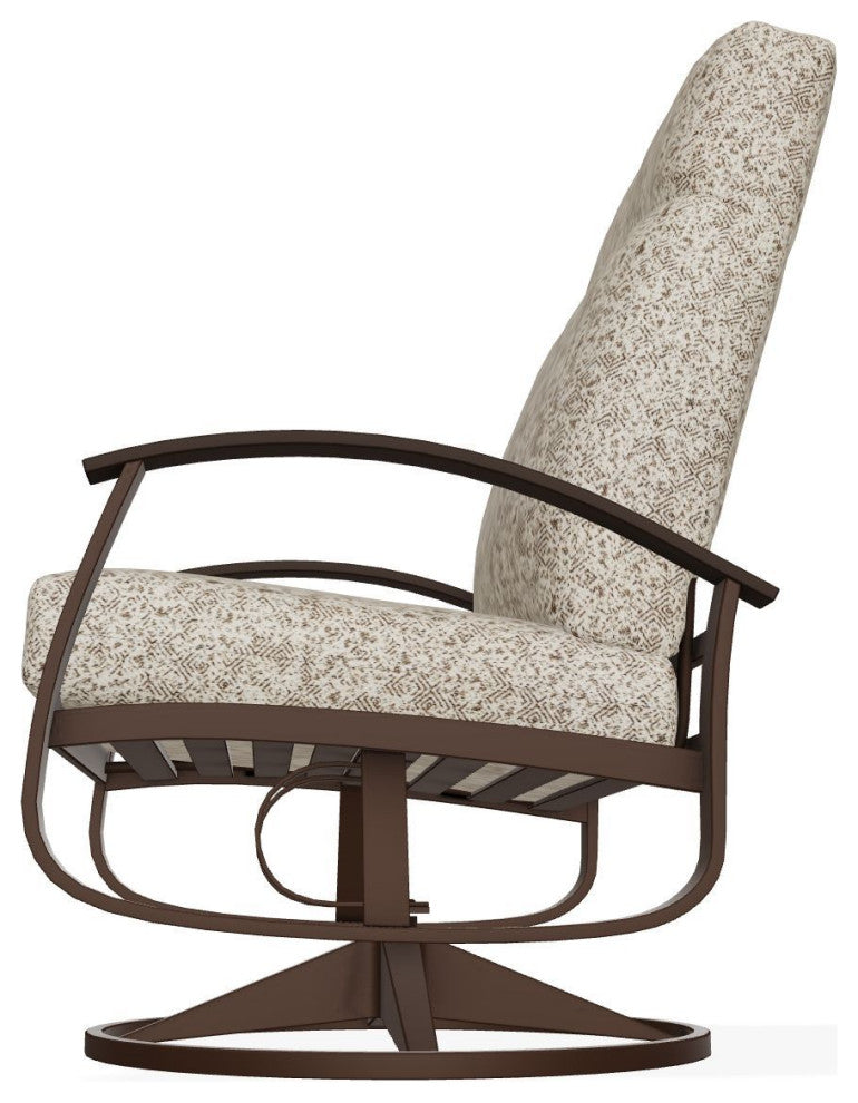 Belle Isle Cushion Deep Seat Outdoor Swivel Rocker, Restore Sparrow/Kona