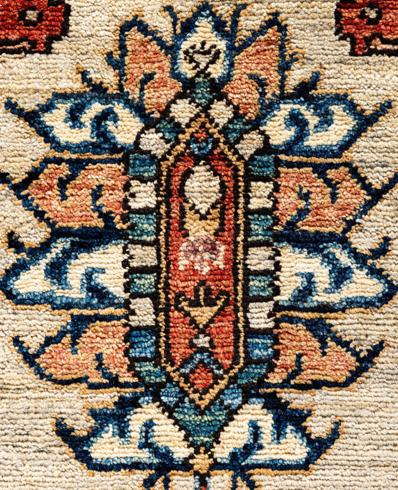 Serapi One-of-a-Kind Hand-Knotted Area Rug Light Gray, 6'2" x 9'0"