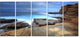 Terrigal Skillion NSW Australia, Seashore Canvas Art Print, 60"x28", 5 Panels